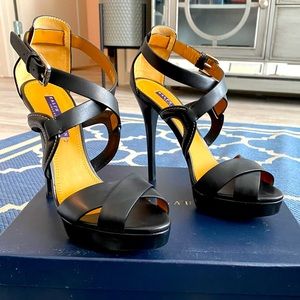 Black Ralph Lauren heels